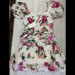 LoveShackFancy Ambrette Dress in Ballet Blush